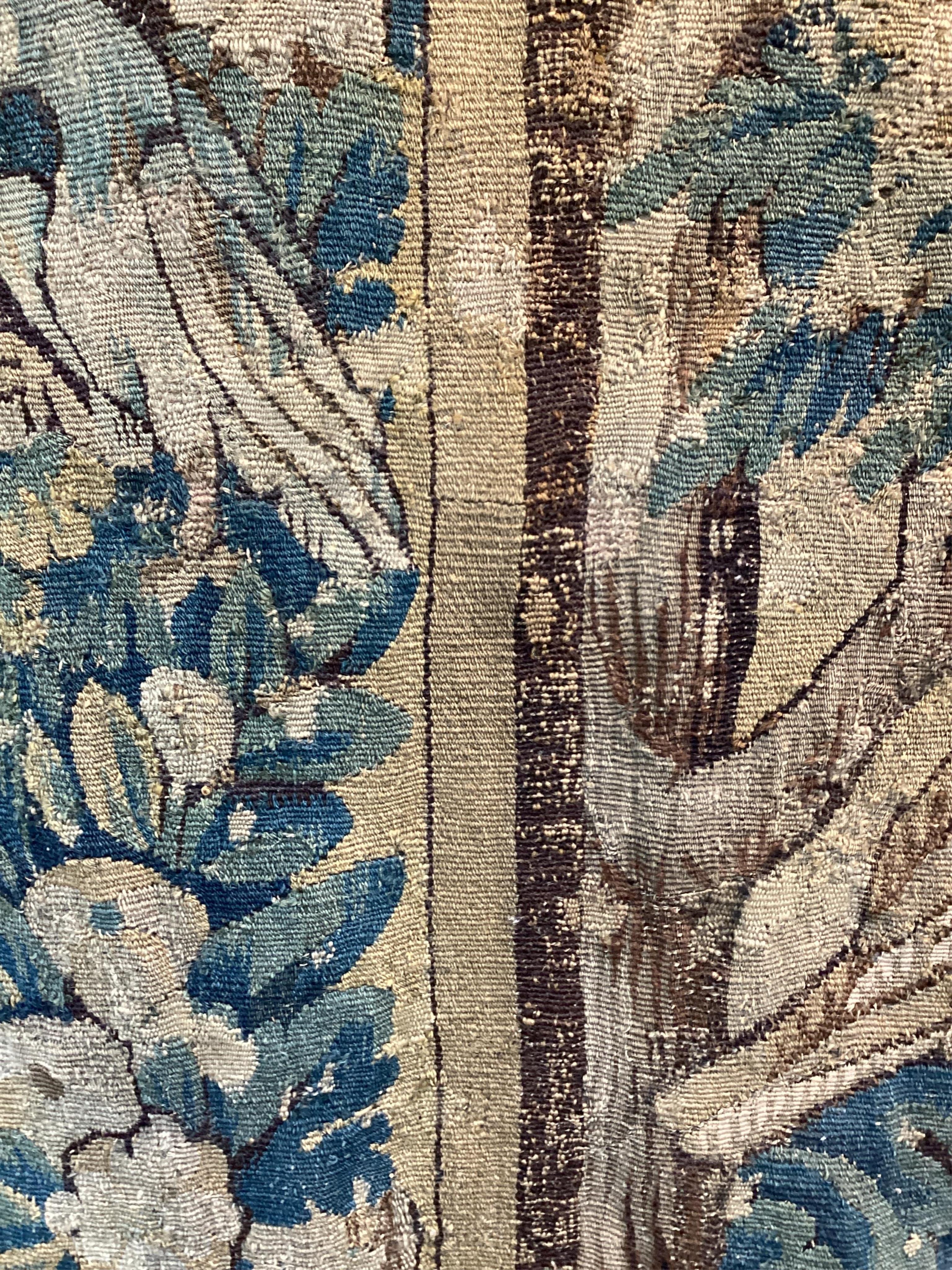 A 17th century Flemish verdure tapestry